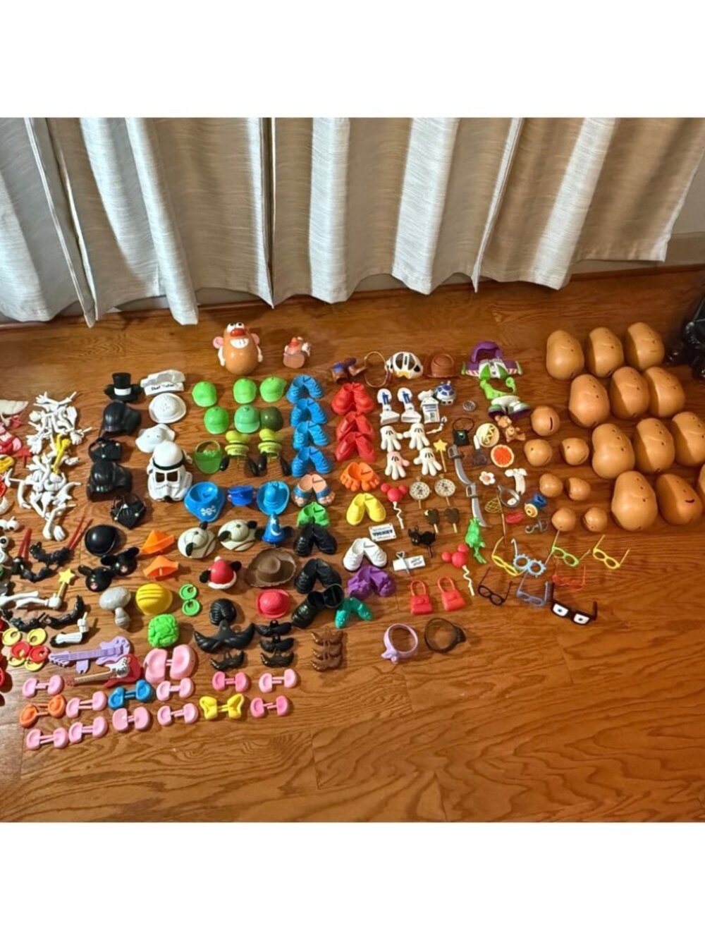 ENORMOUS LOT Mr. Potato Head 150+ Accessories -Disney, Star Wars, Toy Story EUC - Picture 5 of 6